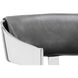 Beaumont 35.25 inch Stainless Steel / Cantina Magnetite Counter Stool